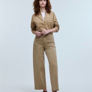 Madewell Women's Wide Leg Crop Pants